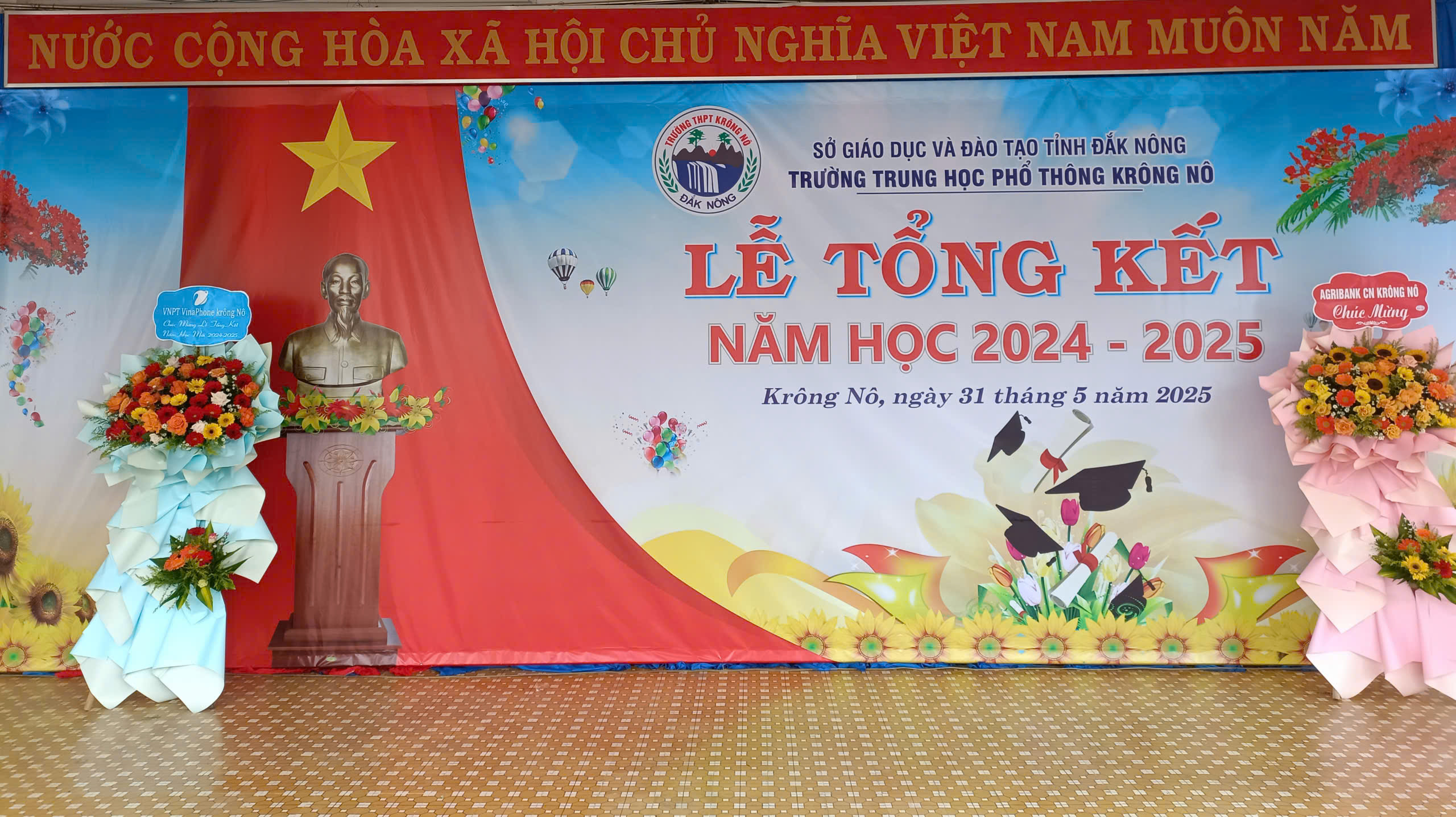 Lễ Tổng kết năm học 2024 – 2025 – THPT Krông Nô