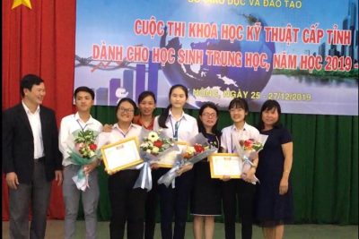 KẾT QUẢ CUỘC THI KHOA HỌC, KỸ THUẬT CẤP TỈNH HỌC SINH TRUNG HỌC NĂM 2019 – 2020