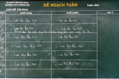 Kế hoạch Tuần 01 (07/9 – 12/9)