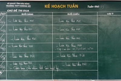 Kế hoạch Tuần 03 (21/9 – 26/9)