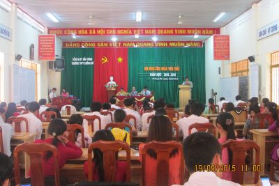 HỘI NGHỊ CÔNG NHÂN VIÊN CHỨC NĂM HỌC 2015-2016