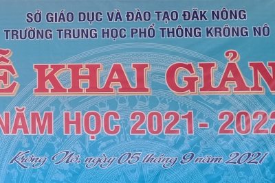 Video Lễ khai giảng năm học 2021 – 2022 (trực tuyến)