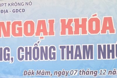 Ngoại khoá “Phòng, chống tham nhũng” năm 2020